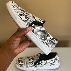 Snakeskin SlipOns